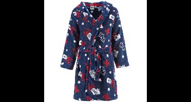 Disney Minnie Badjas - Kinderbadjas - Kerst ochtendjas - 4 jaar - Voor kinderen - Minnie Mouse - 104 cm - Blauw/rood