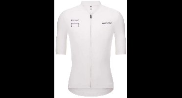 Santini Pirelli Wheel Korte Mouw Wielertrui Wit 2XL Man,Vrouw