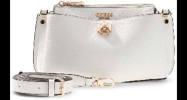 GUESS schoudertas Bianca Mini Crossbody White wit