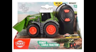 Dickie Toys RC Fendt Cable Tractor - Bestuurbare Tractor - Bestuurbare Auto