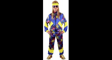 Trainingspak 80's style - Carnaval kostuum - Dames - Heren - Maat L