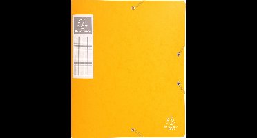 Exacompta 10x Cartobox Archiefdoos Rug 60mm - A4 (vlak geleverd) - Geel - 16006H