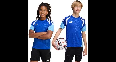 adidas T-shirt Kinderen Tiro 26 Competition Training Blauw-Hemelsblauw - Maat 152cm