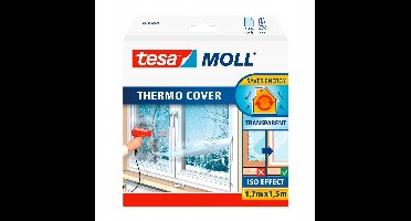 Tesa Thermo Cover - Transparante Folie - 1,7m x 1,5m - Binnengebruik