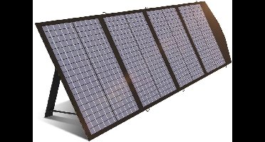 AllPowers - AP-SP-029-BLA - Zonnepaneel - Opvouwbaar zonnepaneel - zonnepanelen compleet pakket - Polykristallijn silicium - 140W - Zwart