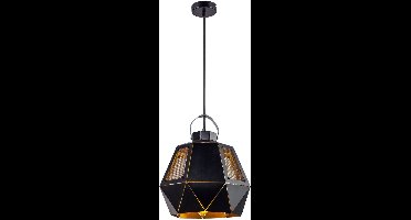 Hanglamp goud zwart 'Schorsing' E27 fitting 350mm