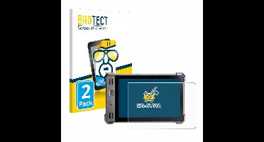 BROTECT - Screenprotector voor Trimble TD540 - Folie Beschermfolie transparant 2 Stuks