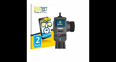 BROTECT - Screenprotector voor Futaba T3PV - Folie Beschermfolie transparant 2 Stuks