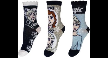 Frozen sokken - Disney - Elsa - Anna - 3 paar - maat 23/26