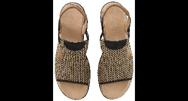 Tom Tailor - Sandalen met sleehak - Maat 37 - black-nature