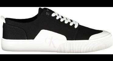 Katoenen Sneaker Met Contrasterende Details En Print