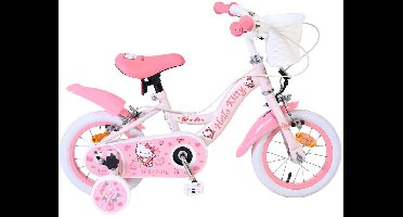 Hello Kitty Kinderfiets - Meisjes - 12 inch - Roze - Twee handremmen