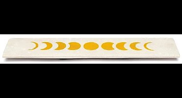 Wierookhouder zandsteen maanfasen langwerpig – 25.5 cm x 5 cm