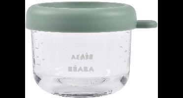 Béaba babyvoeding bewaarbakje - Glazen bewaarpotjes babyvoeding - Stapelbaar - 150 ml