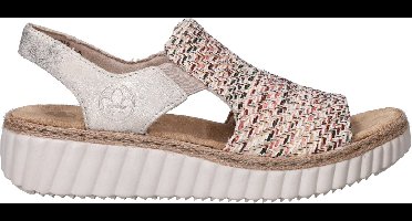 Rieker Sandalen Plat Sandalen Plat - Beige - Maat 43