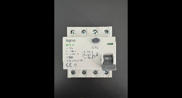 SIGMA Aardlekschakelaar 4Polig 25A 300mA