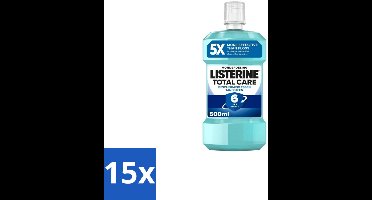 Listerine – Mondwater – Total Care Bescherming Tegen Tandsteen – 500 ml - Bulkverpakking - 15 stuks