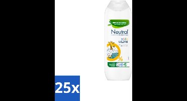 25 x Neutral Kids – Douchegel – Bath, Wash & Shampoo – 250 ml - Kinderhuid Verzorging - Gevoelige Huid - Kinderwas - Douchegel - Badschuim
