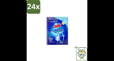 At Home – Vaatwastabletten 5-in-1 – Classic Citroen – 100 Tabs - Voordeelverpakking - 24 stuks - Reinigen - Citroengeur