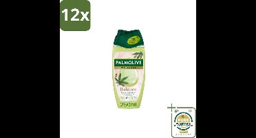 Palmolive – Douchegel – Nourish & Revive – 500 ml - Voordeelverpakking - 12 stuks - Voedende douchegel - Frisse geur