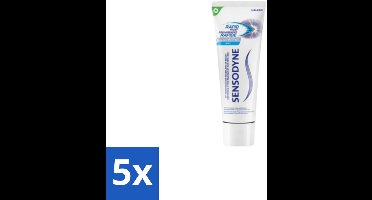 5 x Sensodyne – Tandpasta – Rapid Relief – 75 ml - Gevoelige Tanden - Tandpasta - Pijnverlichting - Tandgevoeligheid - Sensodyne Rapid Relief