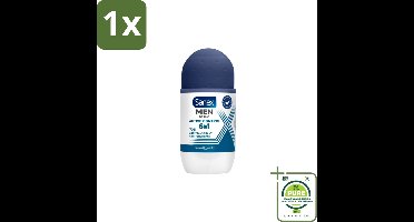 1 x Sanex Deodorant Roller Men Active Control 53 ml - Deodorant Voor Mannen - Zweetbehandeling - Okselbescherming - Huidcomfort - Anti-irritatie