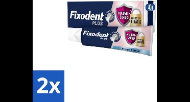 Fixodent Kleefpasta Plus 40 gr - Voordeelverpakking - 2 stuks