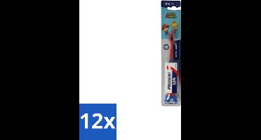 12 x Prodent – Tandenborstel – Super Mario – 0–6 jaar - Tandenborstel Voor Kinderen - Tandenpoetsen Voor Jonge Kinderen - Super Mario Tandenborstel - Kindertandenborstel - Gezonde Tanden