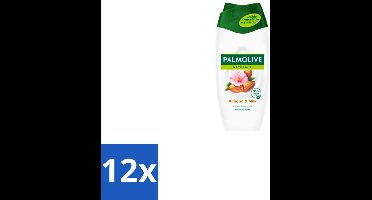 12 x Palmolive – Douchecrème – Naturals Almond & Milk – 500 ml - Douchecrème - Huid Verzorgen - Natuurlijke Reiniging - Zachte Huid - Hydraterende Douchecrème