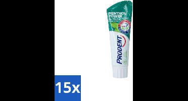 Prodent – Tandpasta – Menthol Power – 75 ml - Bulkverpakking - 15 stuks