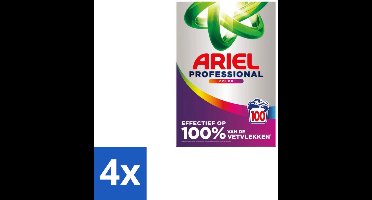 Ariel – Waspoeder – Professional Color – 100 wasbeurten - 5,5 kg - Voordeelverpakking - 4 stuks