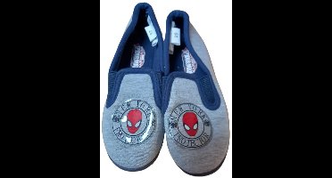 Marvel slippers - Spider-man - Spiderman - pantoffels - instappers - sloffen - grijs - maat 26