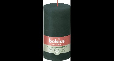 Bolsius - Rustieke Stompkaarsen - 4 stuks - Groen - 13cm