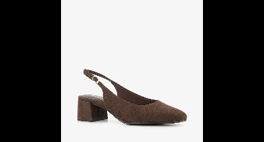 Tamaris dames slingback pumps chocoladebruin - Maat 41