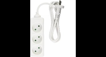 Benson Stekkerdoos 3-voudig 2x 1,5 mm + 1,5 mtr - 250 V - 3500 W