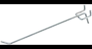 EURO Perforated – Winkelhaak – 20 cm Lengte – Ø4 mm Draad – Verzinkt Staal