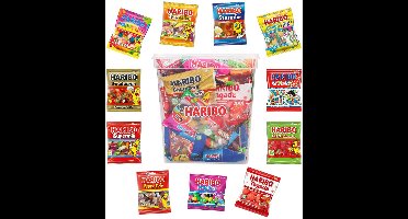Haribo Mega-Fête x Super Party snoepzakjes mix - Strooigoed - Haribo snoep - snoepcadeau - snoep voor kinderen - 1960g