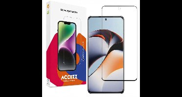 Accezz Screen protector - Geschikt voor OnePlus 12R - Gehard Glass Full Cover