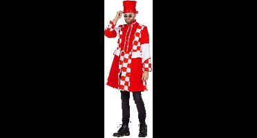 Jas Brabant Heren rood/wit Premium - Maat XXL