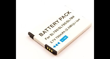 Batterij voor SIEMENS Gigaset SL780, SL785, SL78H, Li-ion, 3,7V, 700mAh, 2,6Wh