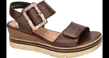 Remonte -Dames - bruin donker - sandalen - maat 38