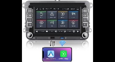 Fast Boot Linux Autoradio – Auto Stereo – Multimedia Systeem – Navigatie Radio – Draadloze CarPlay – Snelle Opstarttijd – 100W DSP Geluidsversterker