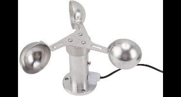 DeMoi Energiemeter - Anemometer - Windsnelheid Bewakingssensor van Aluminiumlegering - 3 Bekers