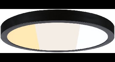 LED-paneel Abia 2 White Select Schemergestuurde bewegingsmelder (HF) rond 400mm 16W 1400lm 2700 - 4000K Zwart