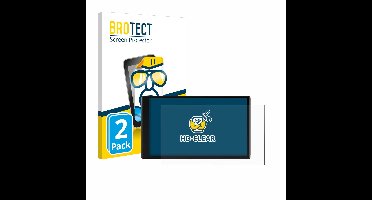 BROTECT - Screenprotector voor Garmin CamperVan - Folie Beschermfolie transparant 2 Stuks