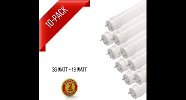 Proventa Longlife LED TL buis - 120 cm - 18W = 36W - 10 buizen - Tl-buizen