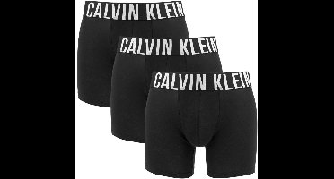 Calvin Klein - Heren Onderbroeken 3-Pack Boxers - Zwart - Maat S