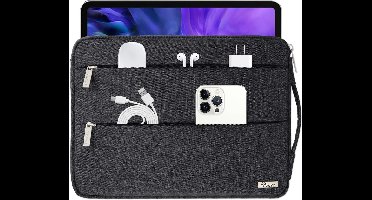 Originap 11,6 13 13,6 Zoll Laptophülle MacBook Air Pro M1 M2 iPad Tablet Tasche 13.3 11 11.6 Hülle Laptoptasche Laptop Sleeve Notebook Case Lenovo Dell HP Schwarz