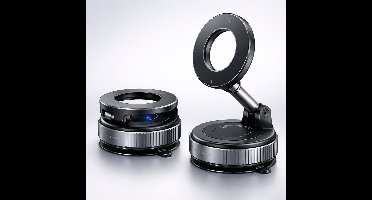 Magnetische autotelefoonhouder met vacuümzuignap – 360° draaibaar & inklapbaar – Geschikt voor iPhone 12 t/m 16 – Auto, fitness & dagelijks gebruik