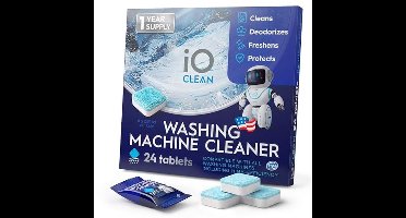 Wasmachinereiniger en ontkalkingstabletten - 24 stuks voor dieptereiniging van wasmachines